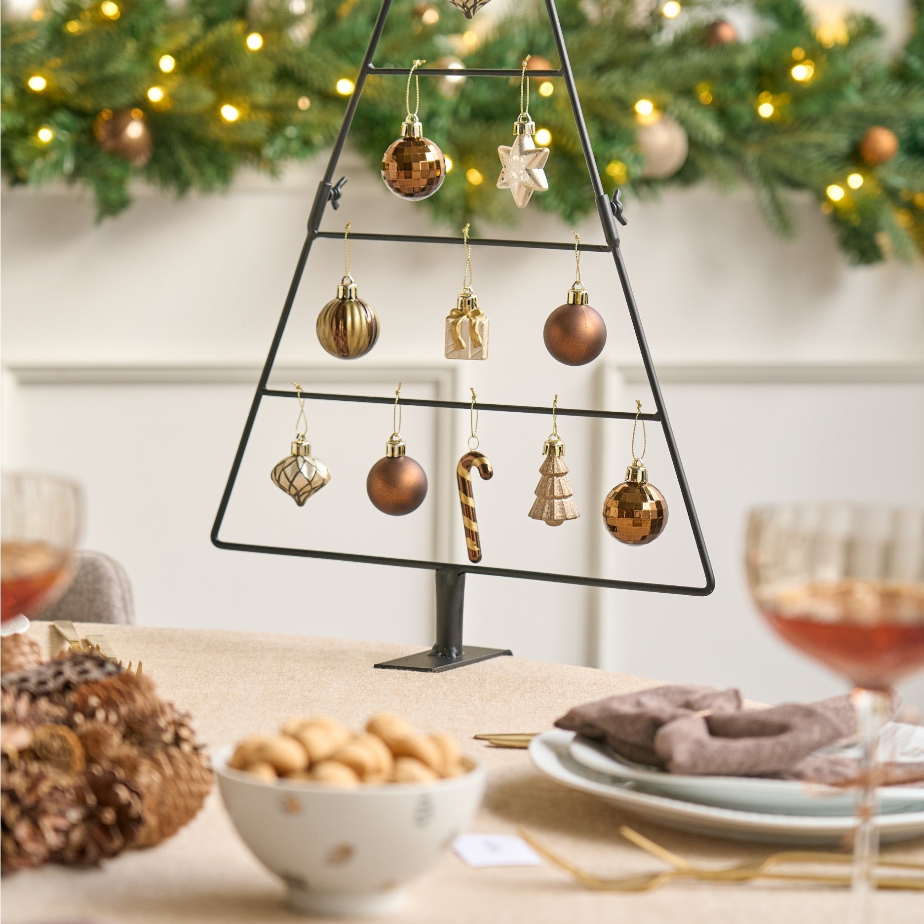 Juletræsstativ til bord